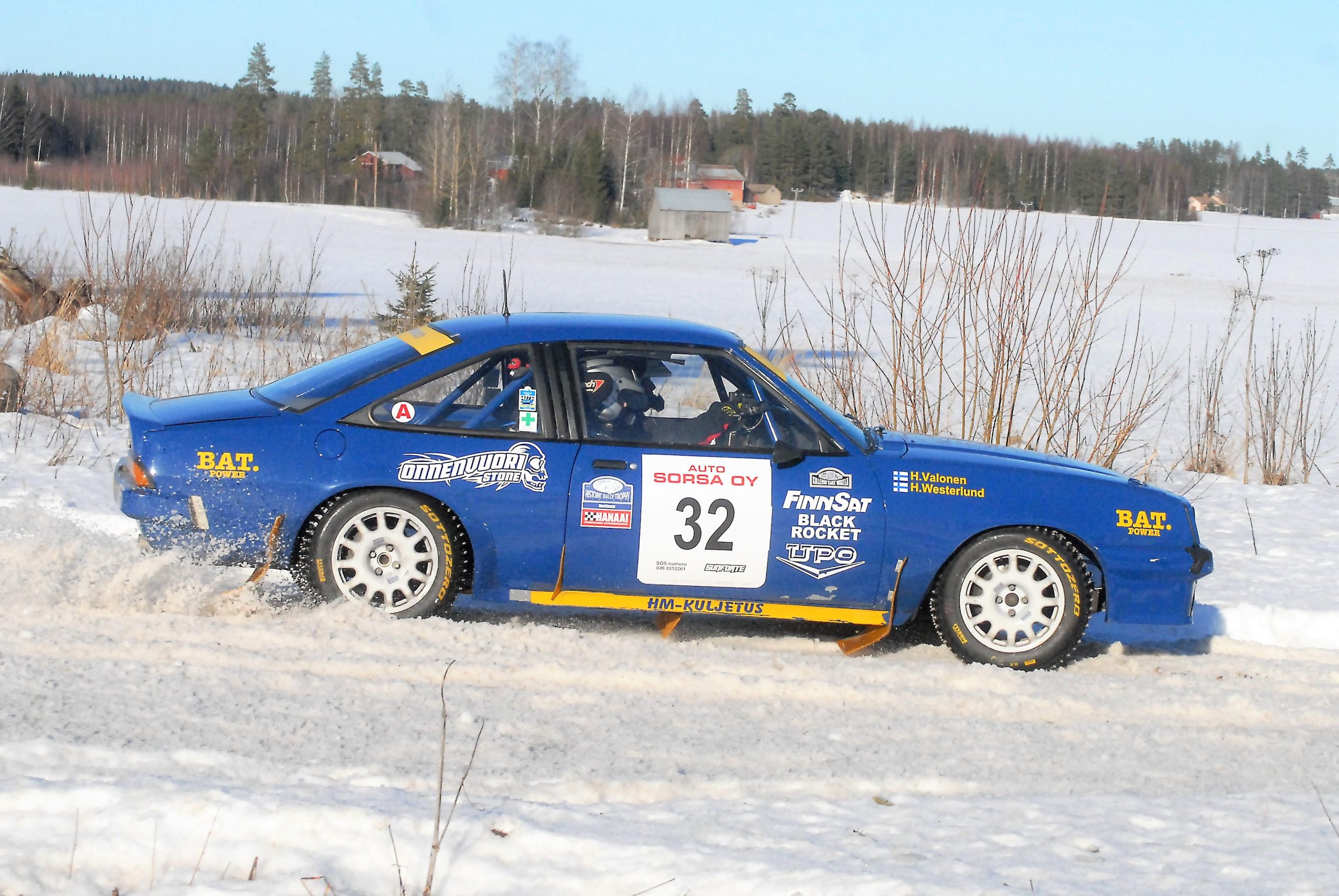 Heikki Westerlundin ja Hanna Valosen tyylinäyte lumella / Sportkuvat